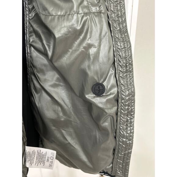 Calvin Klein Performance Gray Quilted Down Puffer Vest Large Outdoor Active - Picture 15 of 15